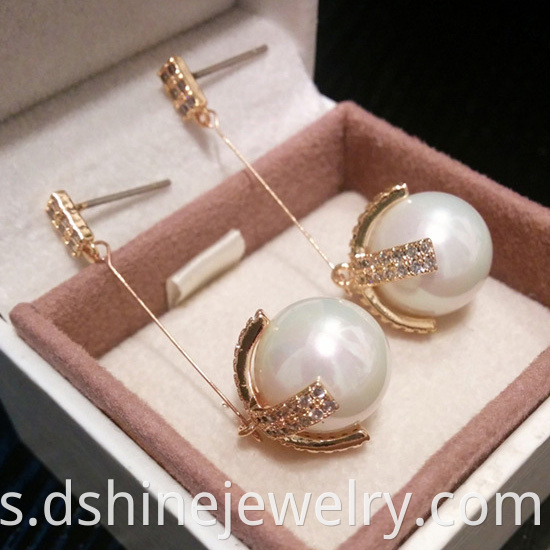  Diamond And Pearl Earrings